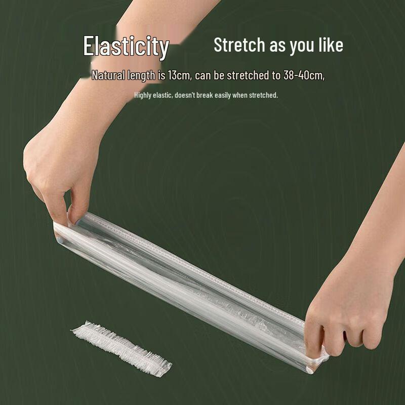 Chahua Elastic Disposable Food Covers, 100-Pack