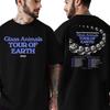 Glass Animals Band Tour Of Earth 2026 Daten Liste Zweiseitig Bedrucktes T-Shirt Für Fans