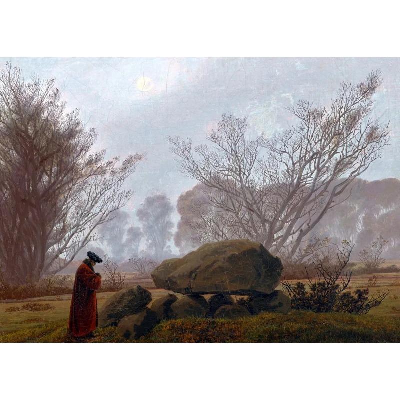 

Каспар Давид Фридрих Художественные постеры Классическое Винтажное Настенное Искусство Холст Живопись и Принт Картина для Декора Скандинавской Гостиной 21cm×30cm NoFrame