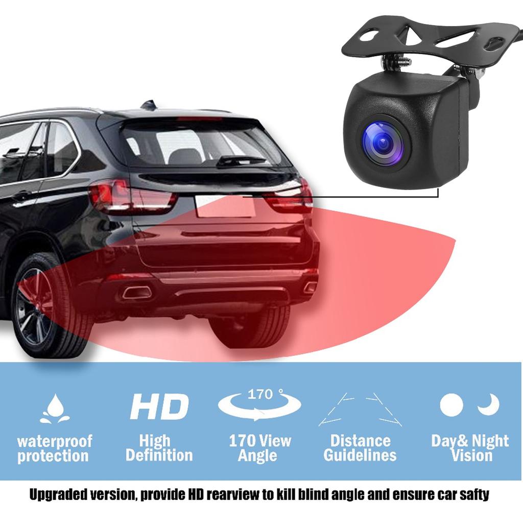 Car Backup Camera 1080P Clear Anti-Interference 170 Degree Wide Viewing Angle Rearview Camera Professonal Rear View Camera