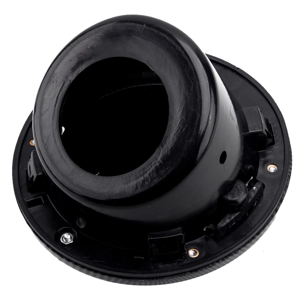 Carbon Fiber Style Fuel Tank Cover Door Gas Filler Cap Fit for Jeep Wrangler JK 2007-2017