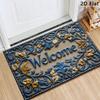 2D Flat-1PC Colorful Flower Door Mats for Home , Welcome mats for home decoration.