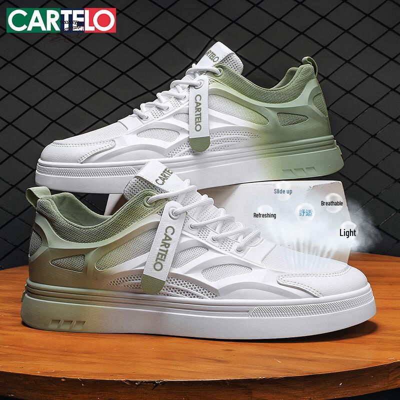 CARTELO Men s Mesh Casual Fashion Sports Shoes 43