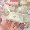 Squishy Bear Dumpling Squeeze Toys Cute Sensory Stress Relief Toy Adults Fidget Toys Food Grade Silicone Squeeze Toy