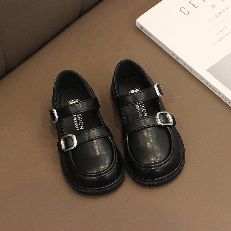 Mädchen Lederschuhe für Party Hochzeit Mode Kinder Auftrittsschuhe Kinder Mary Janes Schuhe Alles Passend 2024 Frühling Herbst