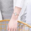 Kimio K6435 Rhinestone Chain Bracelet Women's Watch Gold White