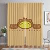 Tricky Biddy Blackout Curtains for Living Room Tulle for Bedroom Home Interior Curtains 2 Pieces Shades Halloween Decoration