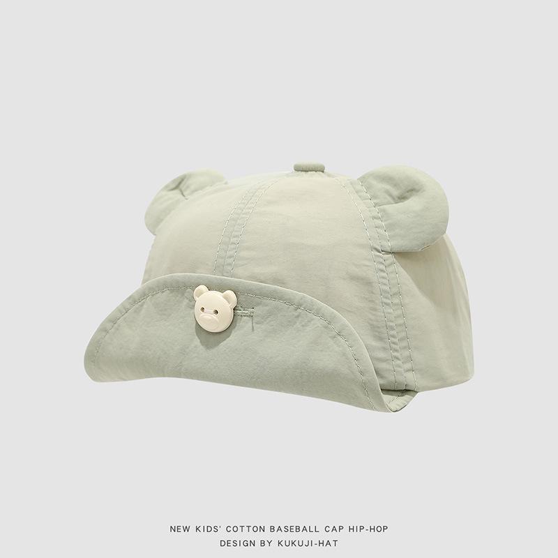 2026 Unisex Korean Baby Baseball Cap: Cute, Quick-Dry, Soft Brim, Sun Protection for Spring & Summer.