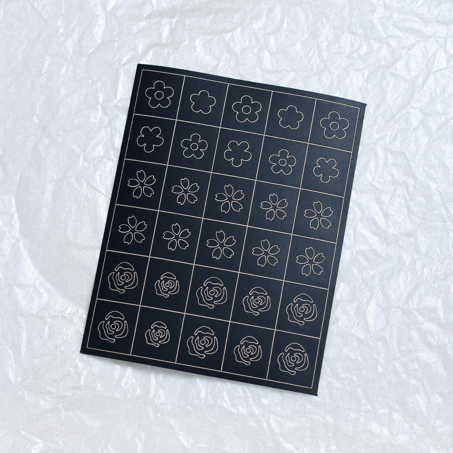 

Шаблоны для аэрографии двойного назначения для нейл-арта: Инструменты для омбре-наклейки «Сердце и звездное небо»