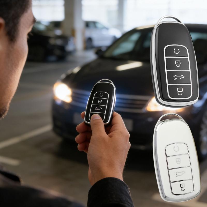 Strong TPU Protective Case Custom Fit TPU Key Fob Cover Easy To Use Designed Specifically for Chery Tiggo 8plus 8pro