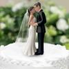 Elegant Cake Toppers Dolls Bride & Groom Figurines  for Anniversaries,Engagements