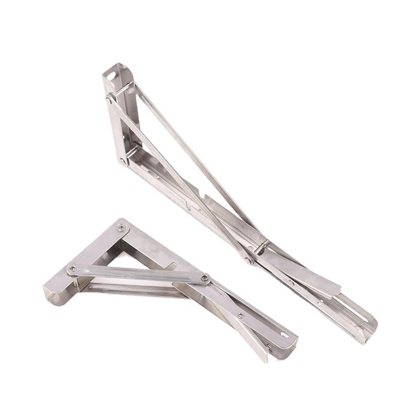 Wohnmobil Silber Finish Verdickt Edelstahl Mini Klapptisch Auto Zubehör Campervan Klapp Halterung Tisch Regal