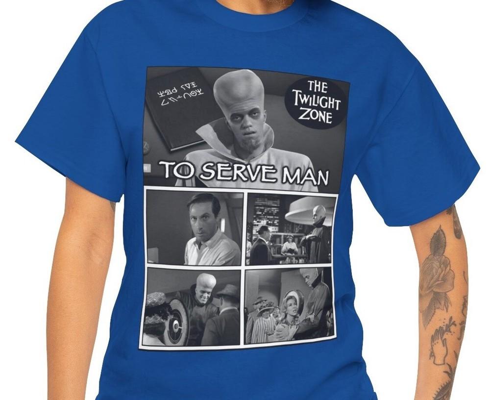 

The Twilight Zone - To Serve Man (1964) T-Shirt Science Fiction TV Rod Serling XL