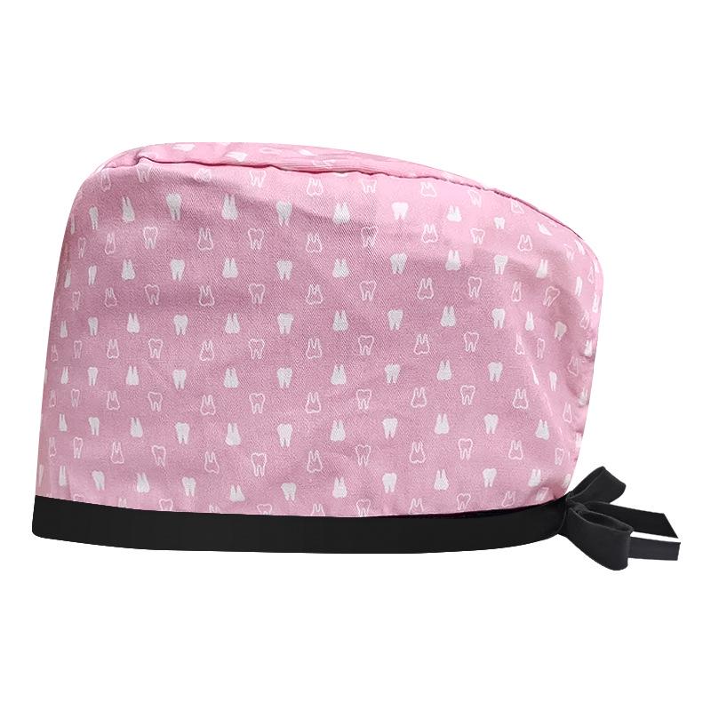 Women's Cotton Surgical Cap - Tie-up Medical, Dental, Salon, and Chemotherapy Head Coverings