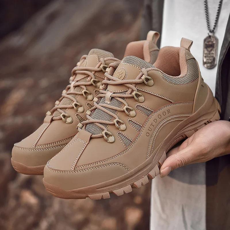 Herren Taktische Stiefel Atmungsaktiv Sicherheit Wüste Herren Marke Armee Stiefel Outdoor Klettern Wanderschuhe Größe Plus Rutschfester Jagdstiefel