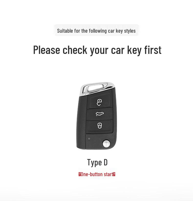 Volkswagen Key Cover for Sagitar, Bora, Magotan, Golf, T-Roc, Tiguan L, Passat, Lavida