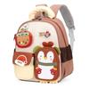 Schoolbag new soft fufu cute fun cartoon children's anti-fall backpack dopamine contrasting color cute treasure school season admission schoolbag