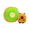 Fruit Kiwi Capybara Peach Plush Toy Animal Fruit Stuffed Doll Set Transformed