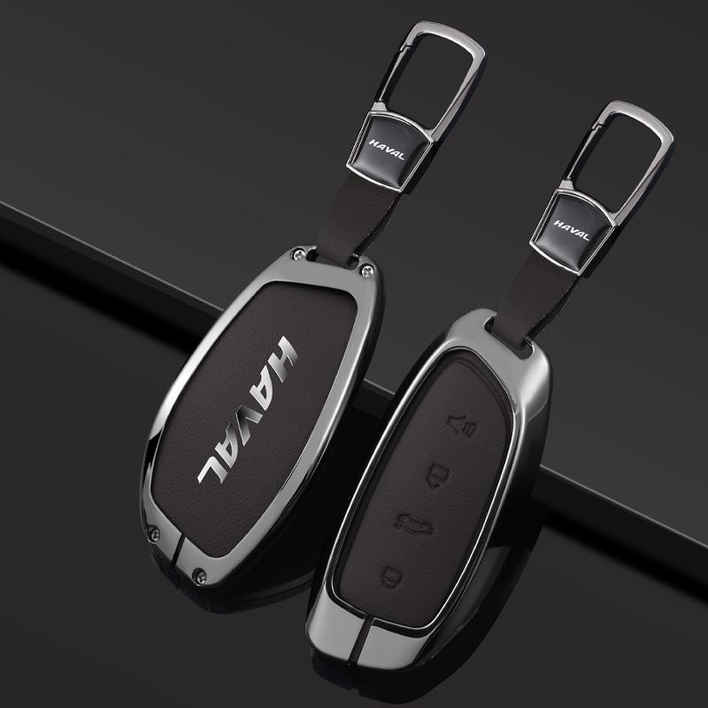 Auto Key Fob Cover Case Housing Remote Fit For Haval Series H6 Series H7 Series H4 Series H9 Series F5 Series F7 Series H2S Series F7X New Goatskin