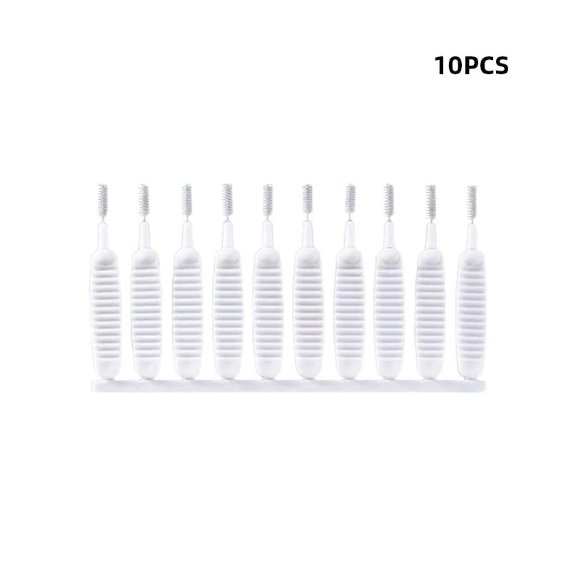 10/20 zuhanyfej fúvóka tisztító kefe Dugulásgátló kefe Kis kefe pórusrés tisztító kefe nylon sörtéjű fürdőszobai eszközzel