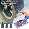 Tubeless Tire Patch Tire Repair Screws Puncture Set for Car Motorcycle, Vacuum Tubeless Tyre Rubber Nail Repair Tools Kit