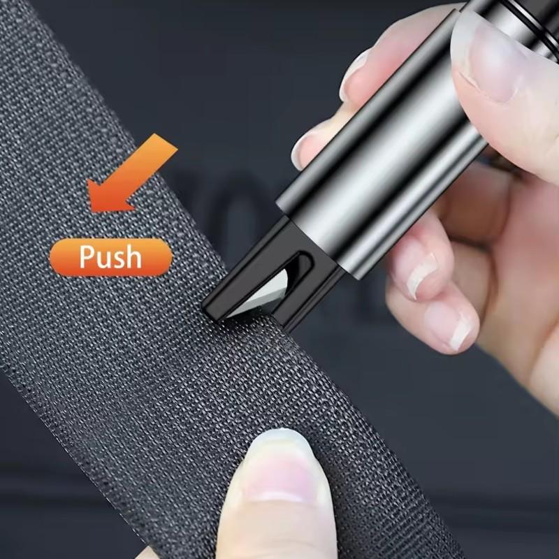 Aluminum Alloy Safety Hammer For Vehicle Rescue-Seatbelt Cutter Included Emergency Car Escape Tool