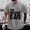 Stilvolle Herren T-Shirts The Walking Dad Bedrucktes T-Shirt Hip Hop Bluse Herren Sportbekleidung T-Shirt Herren Harajuku Oberteile Kurzarm T-Shirt