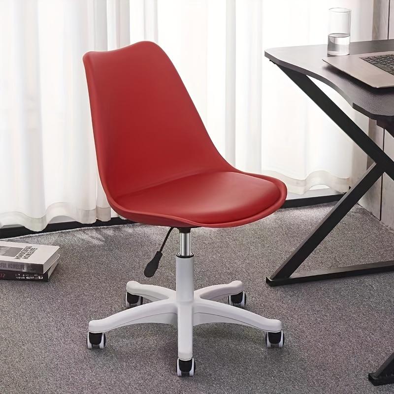 Ergonomischer Rollhocker mit breiterer Sitzfläche & Rückenlehne, 136,08 KG Tragfähigkeit, 360° Drehstuhl für Home Office, Kosmetikstudio