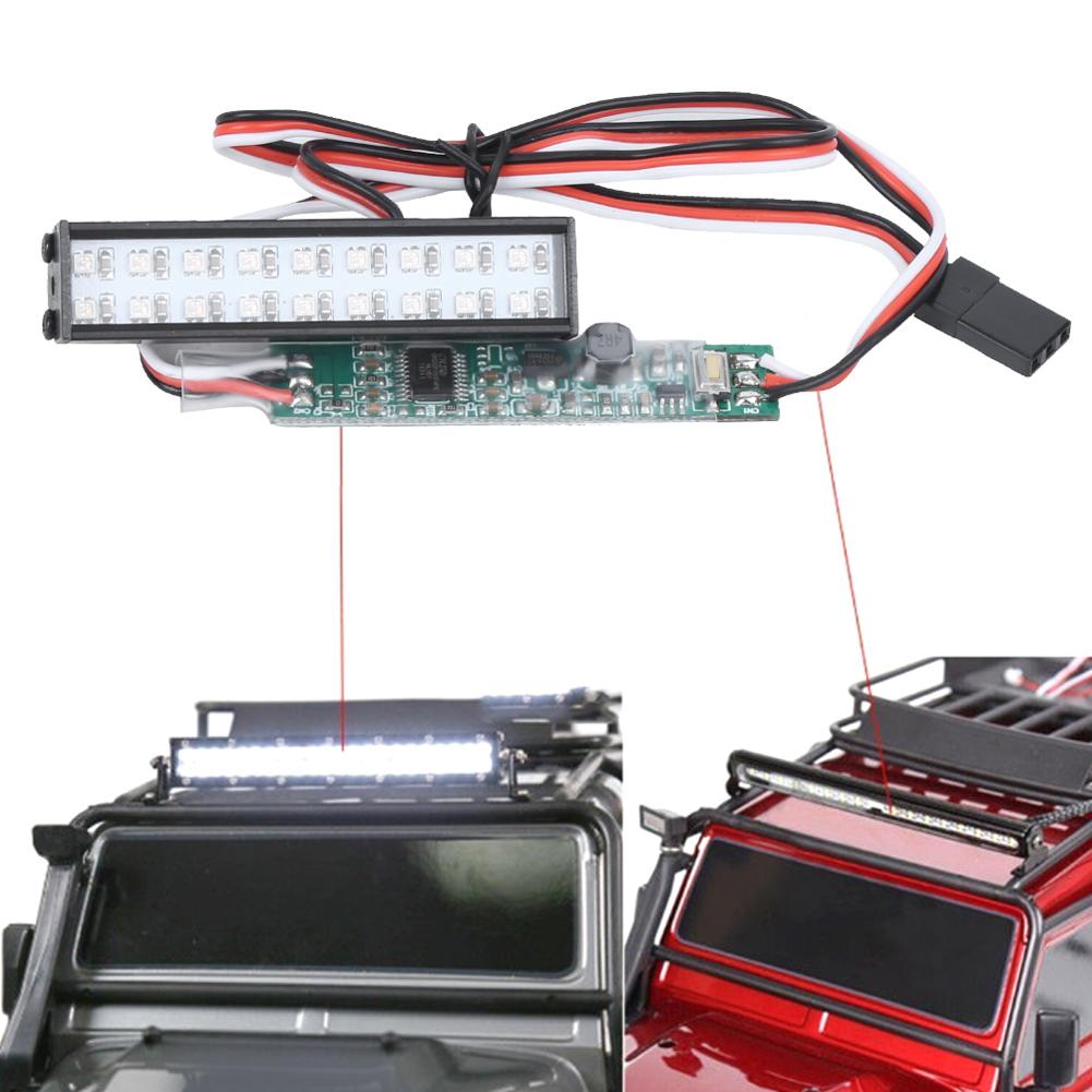 18LED Colorful RC Roof Light High Brightness Light 55mm Length Fit for Traxxas RC Car