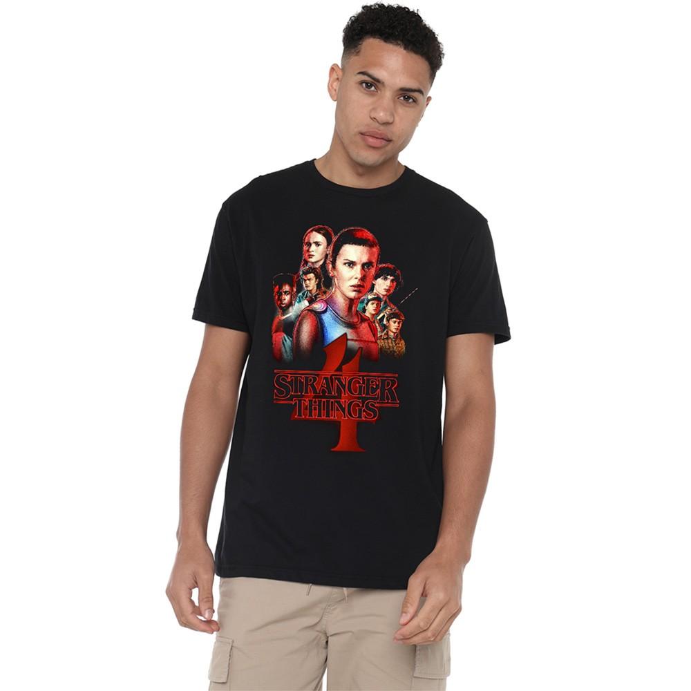 Stranger Things Season Four Poster Unisex T-Shirt S-5XL Black XXXL