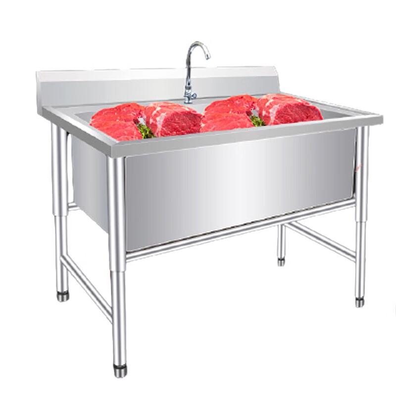 Commercial Stainless Steel Extra-Thick Deep Sink