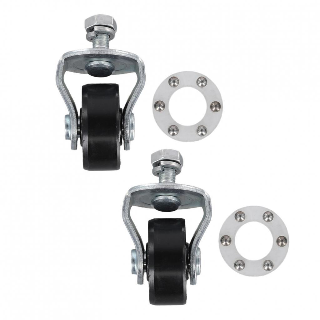 2 Pack Steel Swivel Castors for 2ton Trolley Garage and For Workshop Equipment