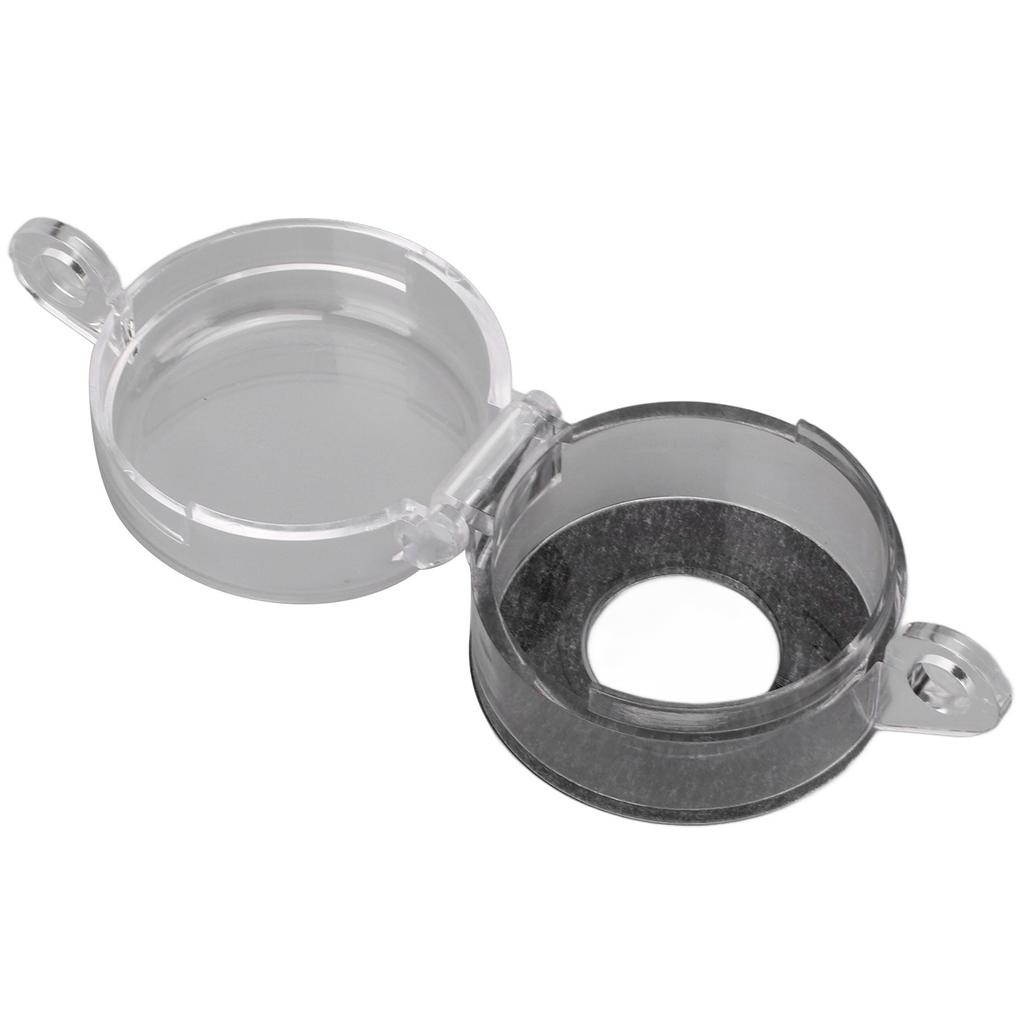 22mm Emergency Button Switch Cover Transparent Dust Cover Cylinder Push Button Switch Protector