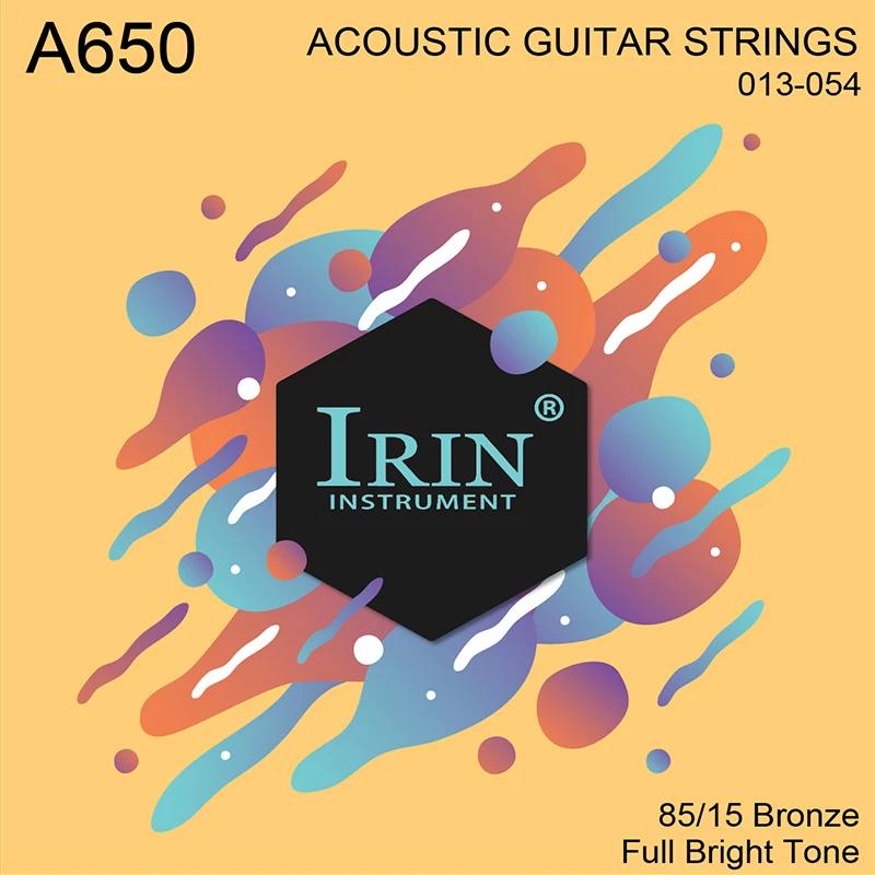 IRIN Acoustic Guitar Strings Stainless Steel Wire Rustproof Guitarra Strings Acoustic Guitar Portable Accessories