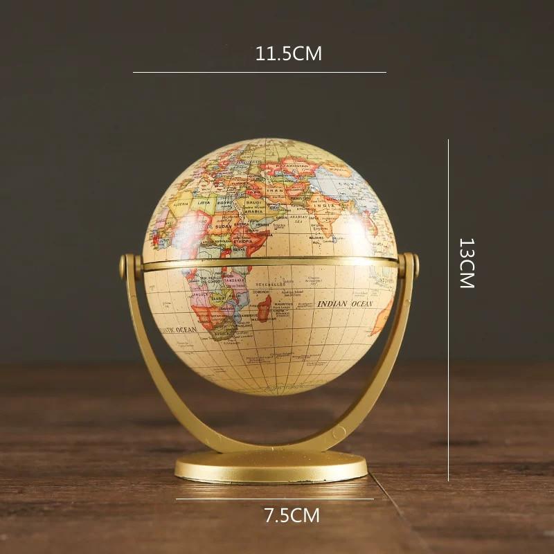 

Пластиковый земной шар в ретро-английском стиле – декоративная карта мира для детской комнаты и домашнего декора A