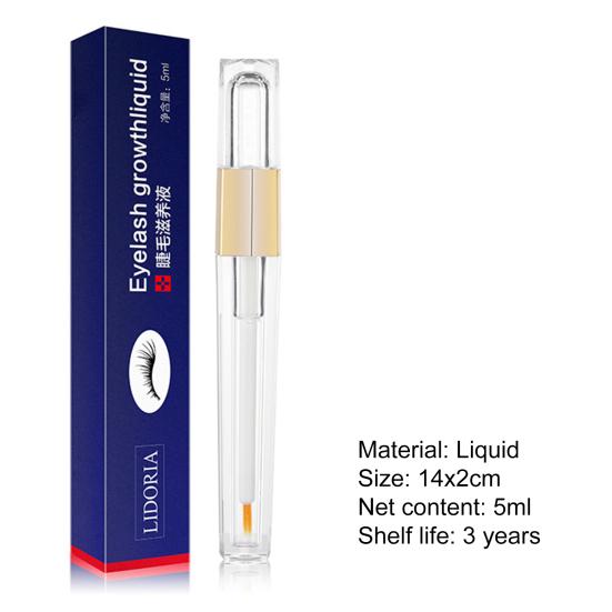 Yousheng 5ml Eyelash Enhancer Liquid Good Ductility Moderate Long Lasting Durable Natural Cosmetics Accessory Wide Application Eyelash Care Growth