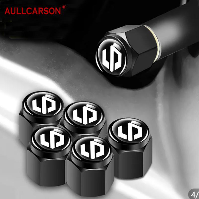 For Leapmotor Leap B10 C11 C01 T03 S01 C10 C16 B01 Lafa 5 Car Wheel Tire Air Valve Caps Stem Cover With Brand Auto Accessorier Stem Caps1