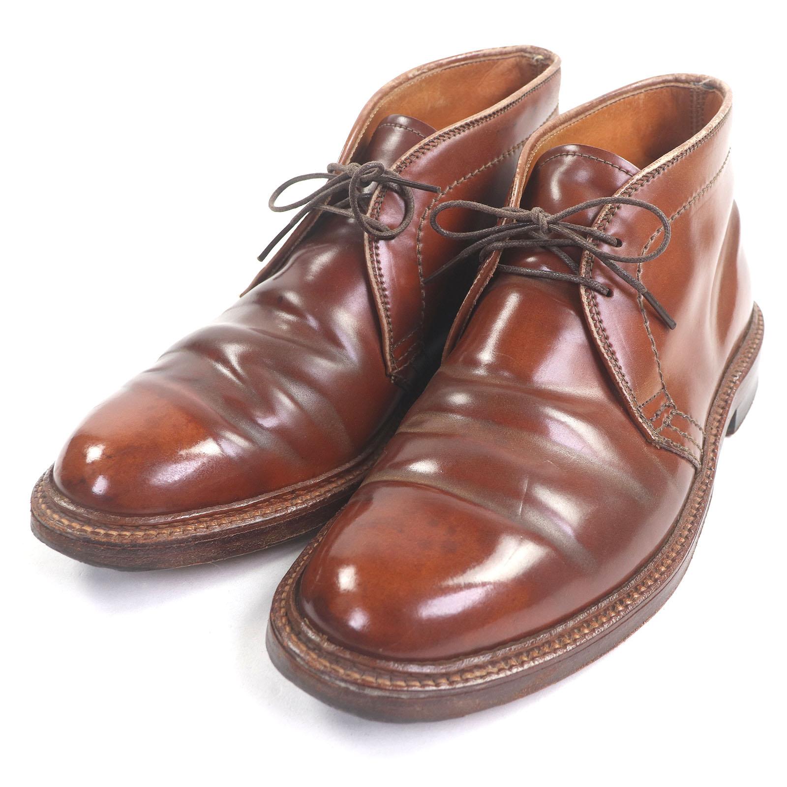 

Хороші черевики ALDEN до щиколотки Черевики чукка Коричнева віскі кордован Шкіра чоловічі 6.5 1348 Вживані