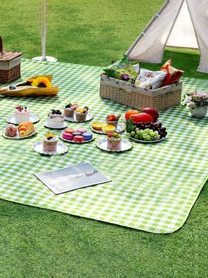Foldable Picnic Mat Portable Sand Beach Mats Non-woven Fabric Thicken Tent Camping Blanket Pad Moisture-proof Outdoor Picnic Mat