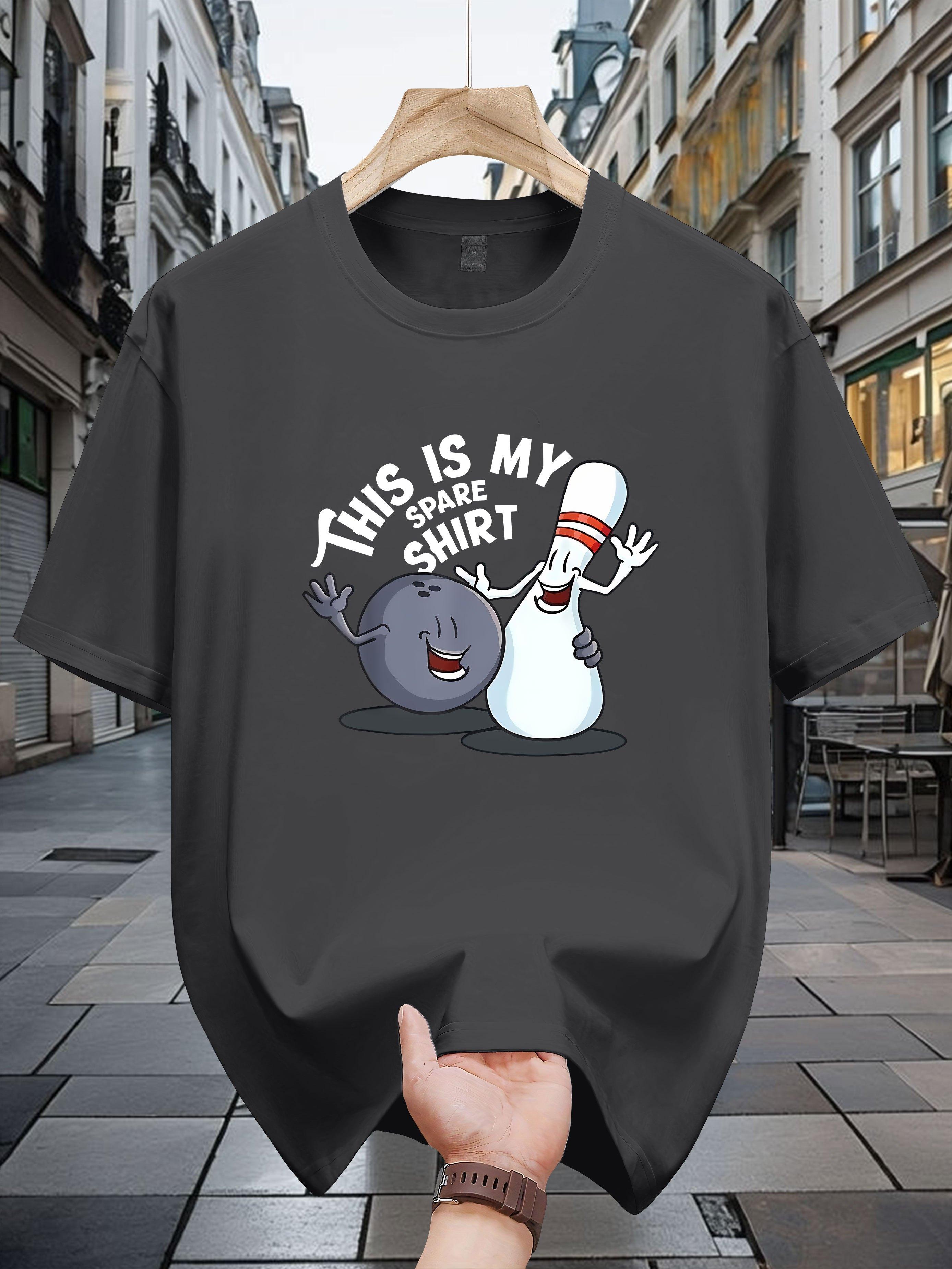200g 100% Cotton Short Sleeve T-shirt with Humorous This Is My Party Shirt Graphic Print - Casual Summer Tee XXXXL
