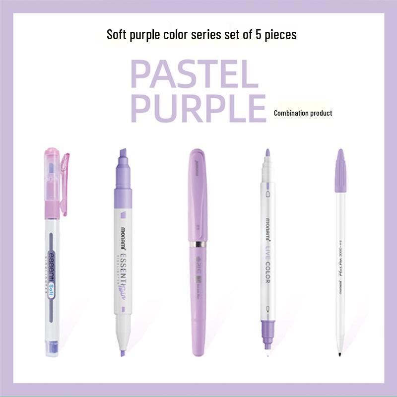 Munami Koreanisches Monami Weiches Set: Textmarker & Gelstift-Set für Bullet Journals.