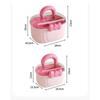 Hair Accessories Storage Box, Portable Makeup Organizer for Hair Clips, Hair Ties, Earrings, Bracelets, Necklaces