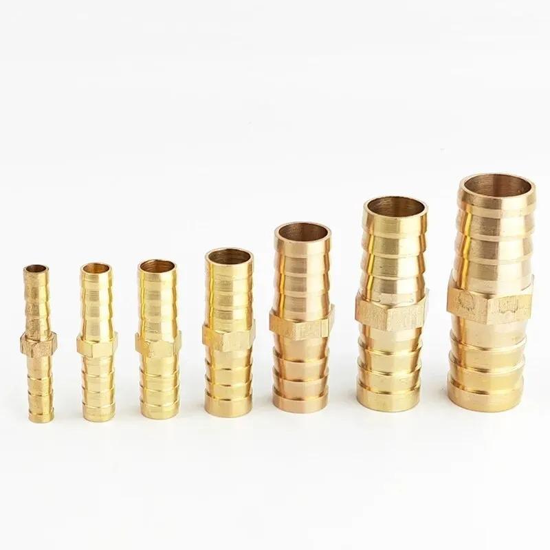 Copper Pagoda Water Tube Fittings Quick Connector Garden Irrigation Adapter 10pcs Brass Double Pagoda Joint Hose