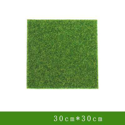 Tapis de Simulation Vert, Mousse Plante Flocage Mousse Tapis Décoratif, Micro Bonsaï Plante en Pot Pavé