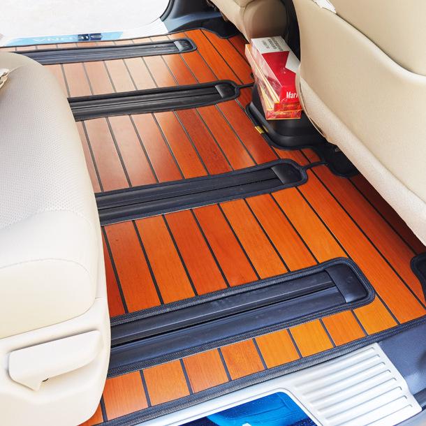 Custom Solid Wood Floor Mats for 2023 Toyota Sienna Hybrid Grandia