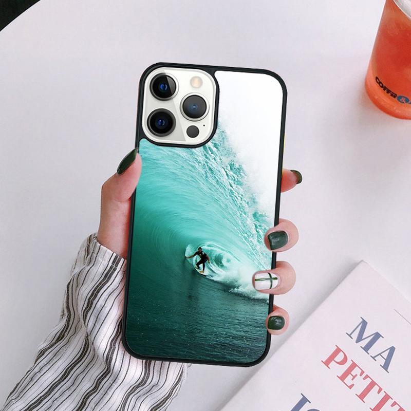 Extreme Sports Surfing Phone Case For iPhone 17 Air 14 13 12 16Pro Max 15 Plus Max Cover Shell coque