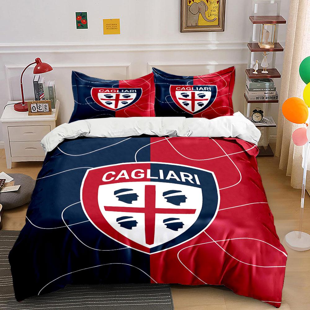 Cagliari Logo Bedding Set Bedding Duvet Cover Set Duvet Cover Pillowcases (1 * Duvet Cover 2 * Pillowcases, Without Duvet Insert)