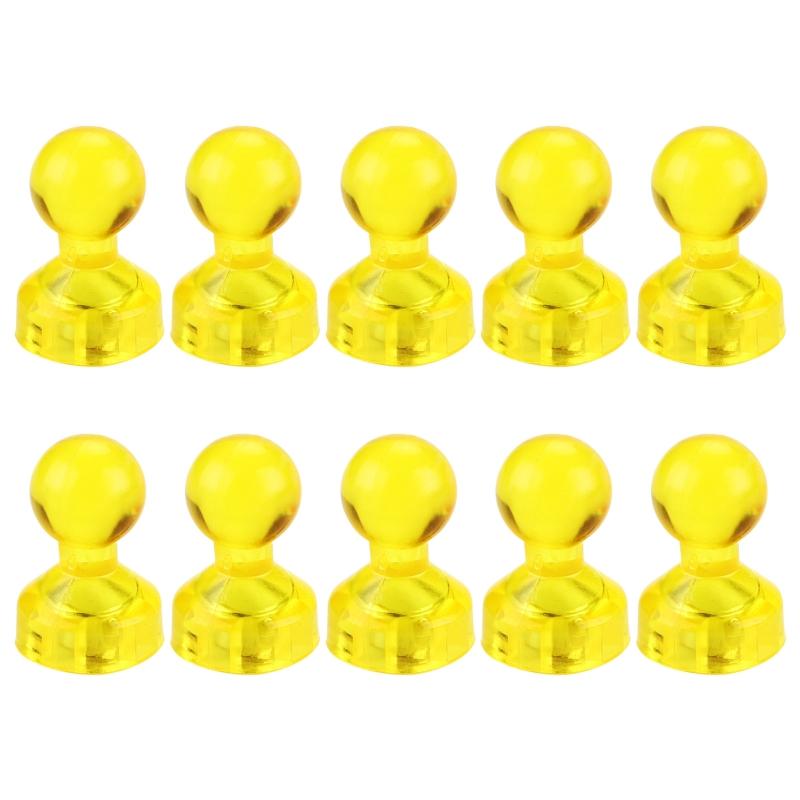 10 Counts Magnetic Push Pins for Fridge Calendars School Whiteboards Bulletboard