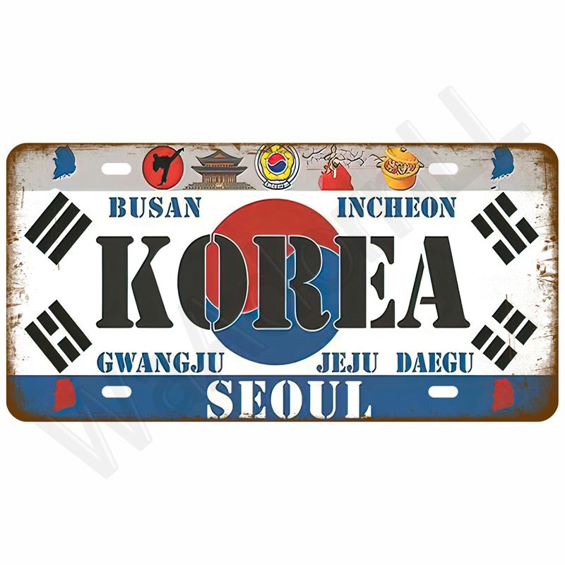 Retro Kovová Znamení Nástěnné Umění Nástěnná Malba Estetický Pokoj Domácí Dekorace Předměty Plakát Vintage Kovová Deska Garážová Dekorace Plechové Znamení Talíře Bar