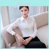 Professional Womens Shirt With Polyester Fabric And Button Front For Office Wear